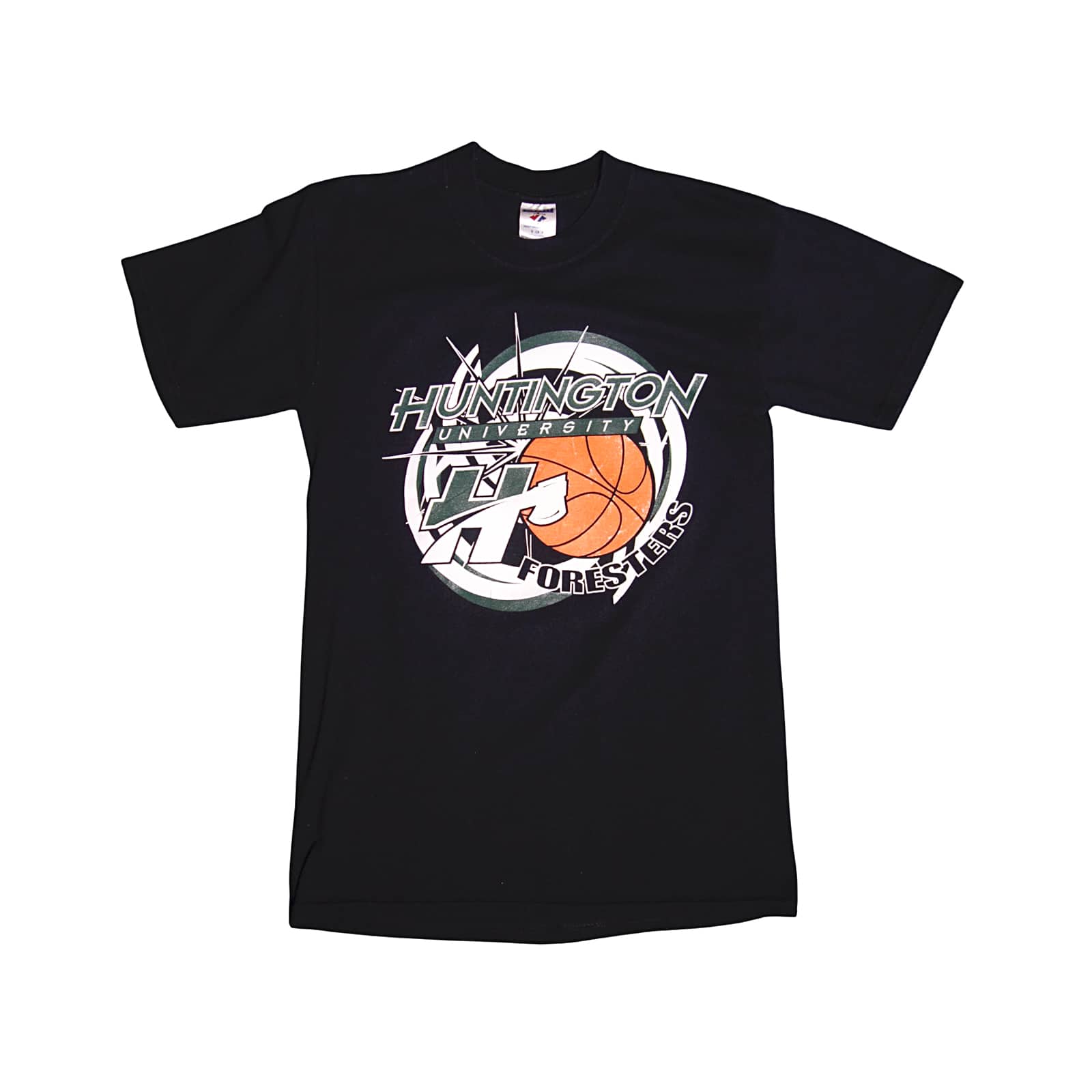 ハンティントン大学 プリントTシャツ バスケットボールチーム 黒