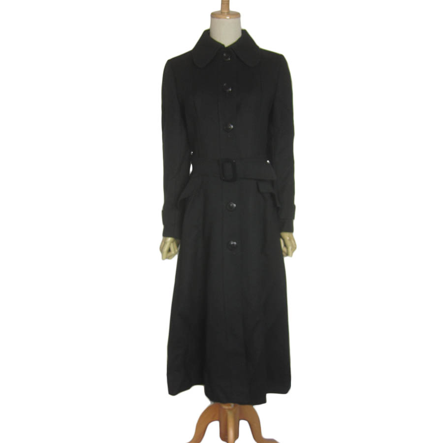 黒 ウール コート actuel modell