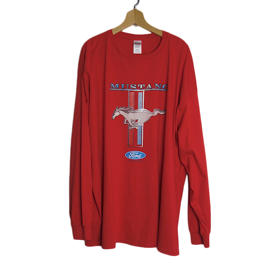 新品 GILDAN ロングスリーブ Tシャツ Ford MUSTANG 大きいサイズ